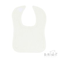 P4600-MA: Marshmallow Ribbed Velcro Bib